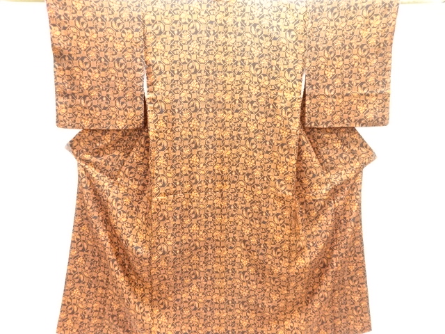 JAPANESE KIMONO / ANTIQUE KIMONO / TAISHO ROMAN STYLE / SHOKKOMON PATTERN